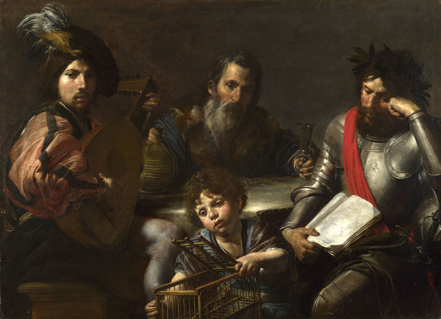 Valentin de Boulogne - Les Quatre ages