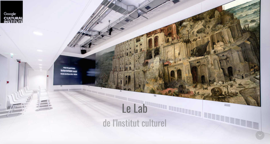 Google Art & Culture Institute Lab